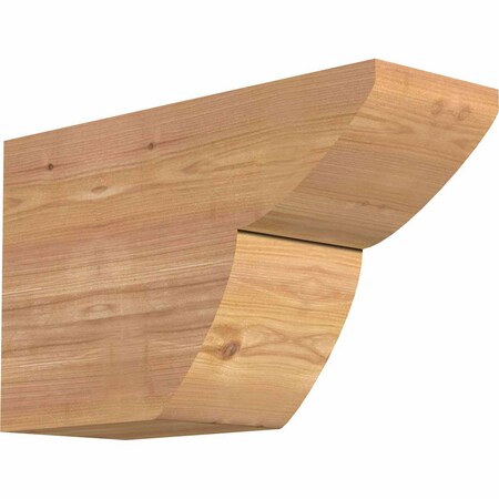 Ekena Millwork Crestline Smooth Rafter Tail, Western Red Cedar, 5 1/2"W x 10"H x 16"L RFT06X10X16CRE00SWR